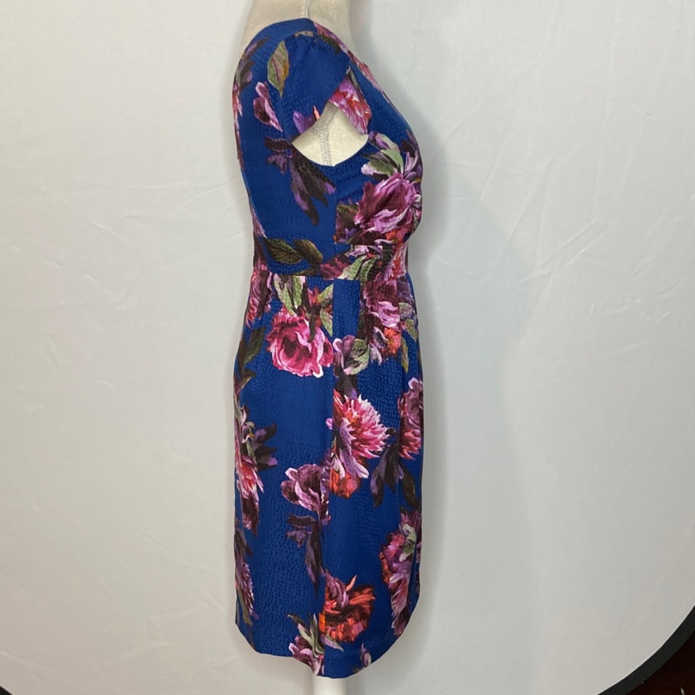 Anthropologie Moulinette Soeurs Rosada Blue Floral Dress - Picture 6 of 14